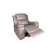 Manilla Grey Leather Gel Power Reclining Chair